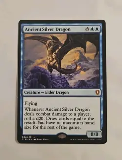 Ancient Silver Dragon  NM Commander Legends: Baldur's Gate #056 - Image 2