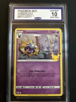 Pokemon TCG Cosmoem Celebrations Holo Rare Card 014/025 CCG Gem Mint 10 - Image 1