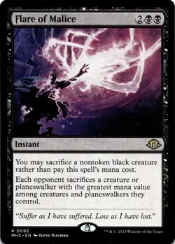 MTG Flare of Malice (95) | NM | Modern Horizons 3 (MH3) - Image 1