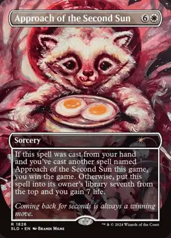 MTG Approach of the Second Sun - Rainbow Foil, NM-Mint, English Secret Lair Drop - Image 1