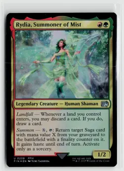 MTG Final Fantasy Rydia, Summoner Of Mist x1 NM Foil - Image 1