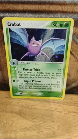 CROBAT Hidden Legends POKEMON Holo 2004 Trading Card 3/101 TCG - Image 1