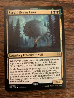 Sarulf, Realm Eater 228/285 Rare Kaldheim MTG KHM Magic The Gathering - Image 1