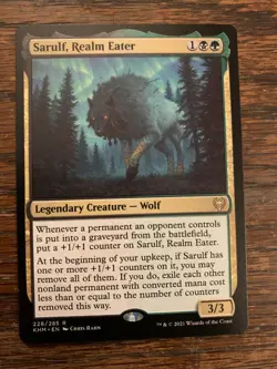 Sarulf, Realm Eater 228/285 Rare Kaldheim MTG KHM Magic The Gathering - Image 3