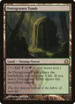 Magic The Gathering: Overgrown Tomb, Return to Ravnica (RTR) LP/NM - Image 2