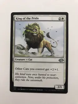 King of the Pride Anime MTG Magic the Gathering Card NM Near Mint J22 - Image 1