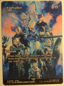 Magic The Gathering Final Fantasy, Endwalker (Brainstorm) - Borderless U 0028 - Image 1