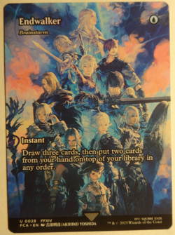 Magic The Gathering Final Fantasy, Endwalker (Brainstorm) - Borderless U 0028 - Image 3