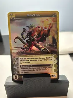 CHAOTIC SUPER RARE SAVELL (BEYOND THE DOORS) CARD - Image 1