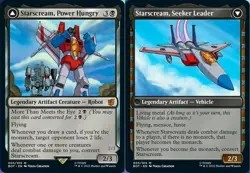 Starscream, Power Hungry // Starscream, Seeker Leader x1 Magic the Gathering 1x - Image 2
