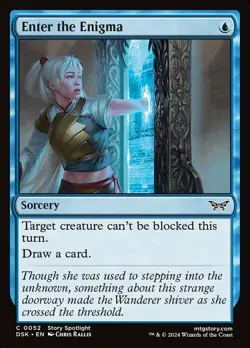 4x Enter the Enigma NM-Mint, English Duskmourn: House of Horror MTG Magic - Image 1