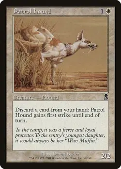 Patrol Hound 1x FOIL MtG FOIL Odyssey SP/NM - Image 1