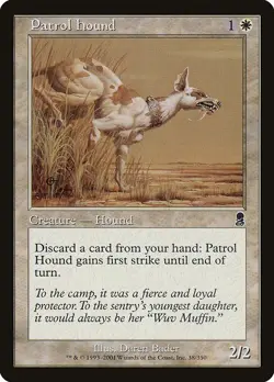 Patrol Hound 1x FOIL MtG FOIL Odyssey SP/NM - Image 2