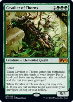 1x Cavalier of Thorns Light Play MTG Magic - Kid Icarus - - Image 1