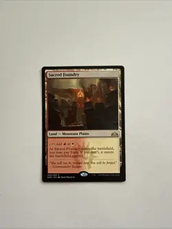 Sacred Foundry MTG Guilds Of Ravnica Regular Rare Card - Image 1