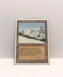 Taiga Dual Land - Revised 1994 MtG Magic the Gathering Moderate/Heavy Play MP TA - Image 1