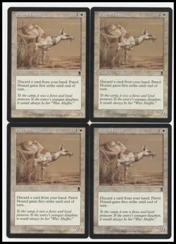 Patrol Hound x4 #38 Odyssey MTG Near Mint Common - Image 2
