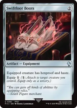 MTG Swiftfoot Boots 361 Final Fantasy Commander - Image 1