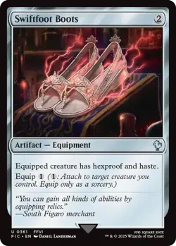 MTG Swiftfoot Boots 361 Final Fantasy Commander - Image 2