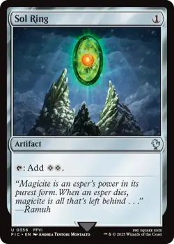 MTG Sol Ring 356 Final Fantasy Commander - Image 2