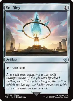 MTG Sol Ring 359 Final Fantasy Commander - Image 2