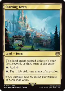 MTG Starting Town 289 Rare Land Final Fantasy - Image 2
