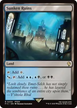 MTG Sunken Ruins 430 Rare Final Fantasy Commander - Image 1
