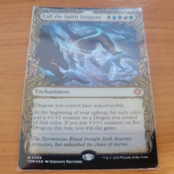 Call The Spirit Dragons MTG Mythic Showcase Foil 309 Tarkir Dragonstorm Magic - Image 2