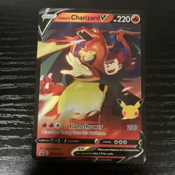 Lance's Charizard V SWSH133 Sword & Shield Celebrations Black Star Promo Card - Image 1