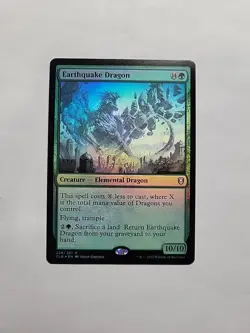MTG - Earthquake Dragon _ CLB Foil Rare #228 - Image 1