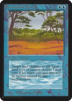 MTG Alpha LP Phantasmal Terrain - Image 1