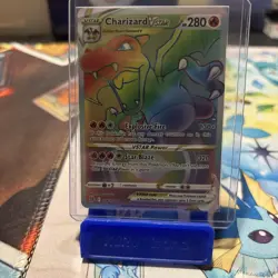 Charizard VSTAR Pokemon Card Explosive Fire Star Blaze Holo Rare 174/172 - Image 1