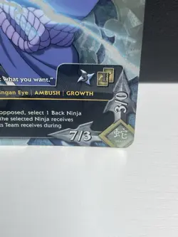 Naruto TCG Sasuke Uchiha Full Art Foil Promo Card PR-068 MP - Image 5