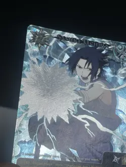 Naruto TCG Sasuke Uchiha Full Art Foil Promo Card PR-068 MP - Image 6