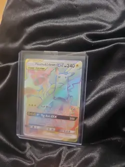 PokÃ©mon Pikachu & Zekrom GX Team Up Card 184/181 Secret Rare SM Rainbow Holo - Image 1