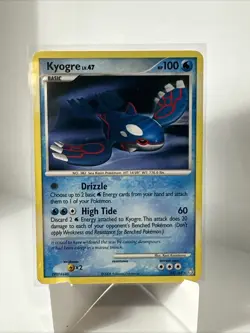 Pokemon R0V Legends Awakened Kyogre Card 32/146 Rare LP+/NM - Image 1