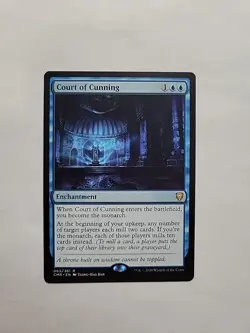 MTG - Court of Cunning _ Commander Legends Regular Rare #063 - Image 1