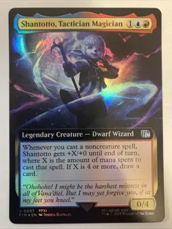 FOIL Shantotto Tactician Magician Extended Art MTG Final Fantasy 0507 U - Image 1