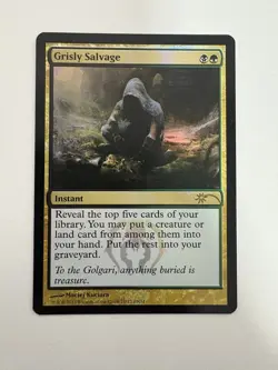 Grisly Salvage Foil Promo MTG Magic the Gathering Card NM Near Mint PRM - Image 1