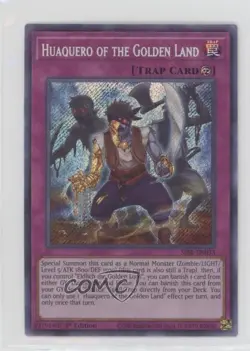 Huaquero of the Golden Land 1st Ed. YuGiOh Secret Slayers #SESL-EN033 4ib - Image 1