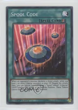 Super Rare - Spool Code 1st Ed. YuGiOh Fists of the Gadgets #FIGA-EN040 6o3 - Image 1