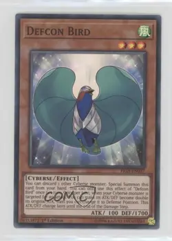 Super Rare - Defcon Bird 1st Ed. YuGiOh Fists of the Gadgets #FIGA-EN037 6o3 - Image 1