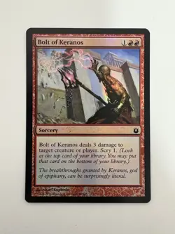 Bolt of Keranos Foil MTG Magic the Gathering Card NM Near Mint BRG - Image 1