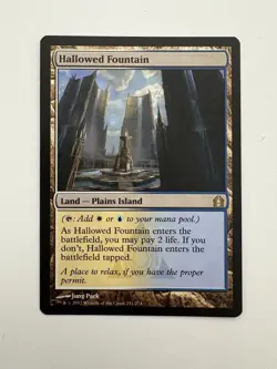 Hallowed Fountain MTG Magic the Gathering Card NM Near Mint RTR - Image 1