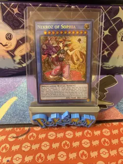 Yu-Gi-Oh Nekroz of Sophia 1st Edition Secret Rare Card BLMM-EN134 - Image 1