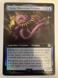 Ultros, Obnoxious Octopus (Extended Art) Foil Final Fantasy MTG 0442 U - Image 1