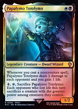Papalymo Totolymo (Surge Foil) Commander: Final Fantasy Foil MAGIC MTG NM  - Image 1