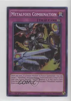 Metalfoes Combination 1st Ed. YuGiOh Mega-Tins Mega Pack #MP17-EN112 00jz - Image 1