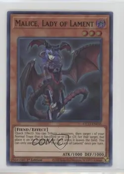 Malice Lady of Lament 1st Ed. YuGiOh Eternity Code #ETCO-EN035 00jz - Image 1
