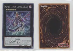Number 5: Doom Chimera Dragon Unlimited YuGiOh Dark Neostorm #DANE-EN092 a3q - Image 3